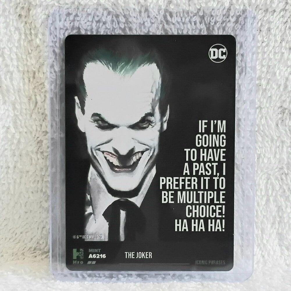 5/$20 Mint 2023 Hro Hybrid The Joker DC Card A6216!!